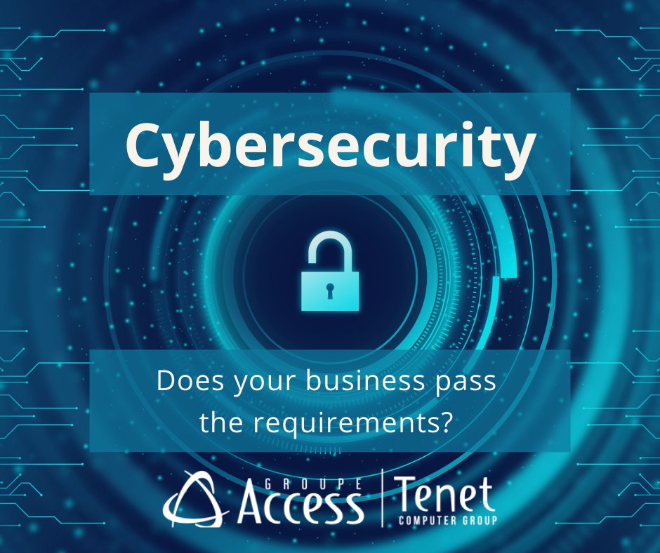 groupeaccess's tweet image. Did you know that 44% of Canadian businesses were required to implement cybersecurity measures to meet the standards?
See if you're meeting yours.
Connect with our cybersecurity experts today.
buff.ly/3pwdDa3
#Groupeaccess #Tenetcomputer #CyberSecurity #ManagedIT