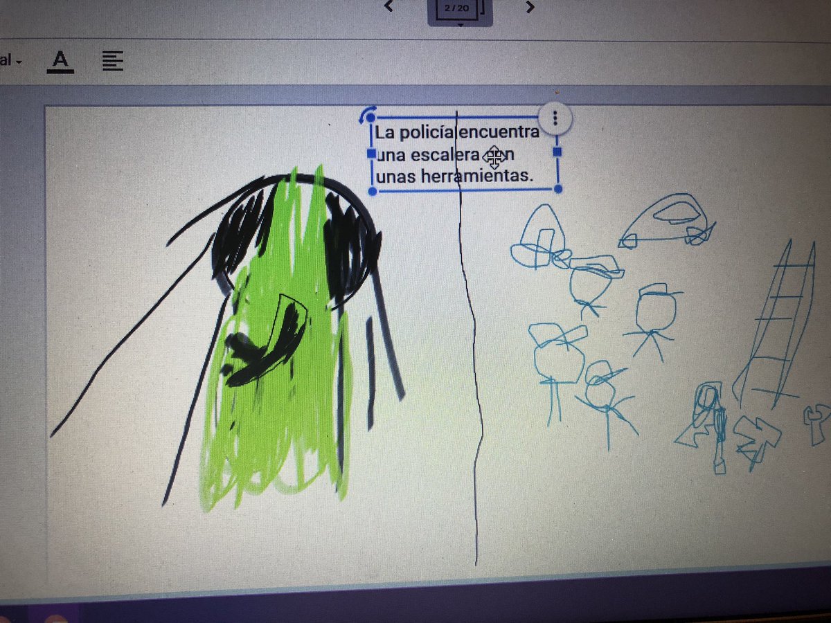 CASpanish1's tweet photo. Spanish 3 students played Pick the Pic with sentences from the second episode of El Gran Robo Argentino.  We love #Duolingo podcasts! https://t.co/1cBaK4FPDM