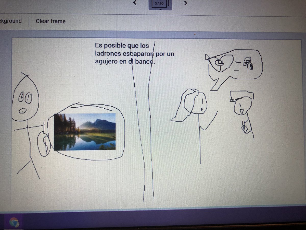 CASpanish1's tweet photo. Spanish 3 students played Pick the Pic with sentences from the second episode of El Gran Robo Argentino.  We love #Duolingo podcasts! https://t.co/1cBaK4FPDM