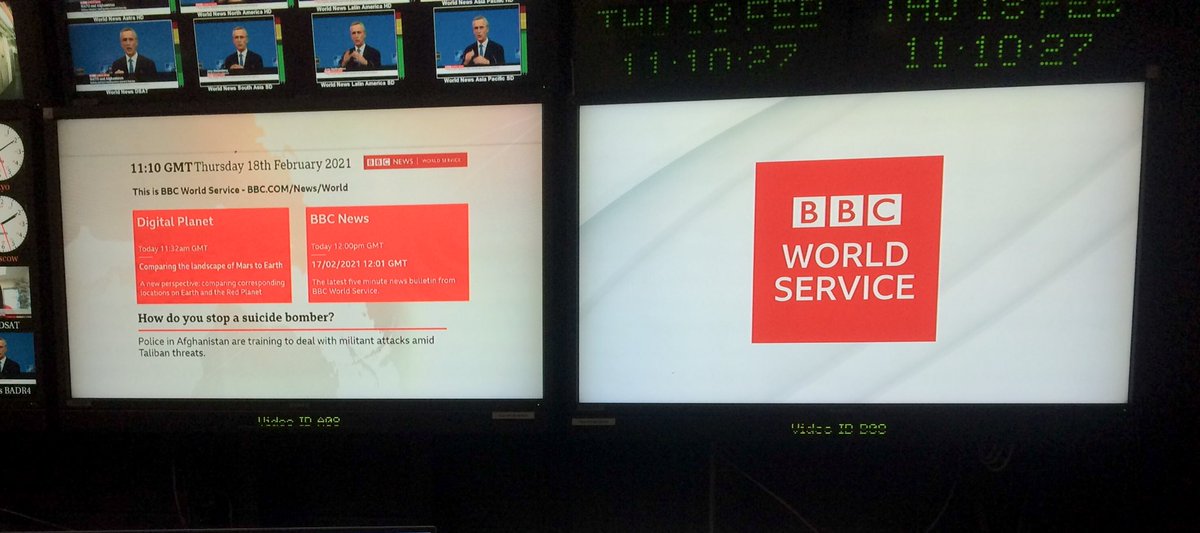 BBCDesignScot's tweet image. Yesterday, in partnership with the BBC World Service, we launched our new web technology based solution - WSRV. The app provides automated news &amp;amp; schedule visuals combined with radio audio, broadcast on Asian satellite television.