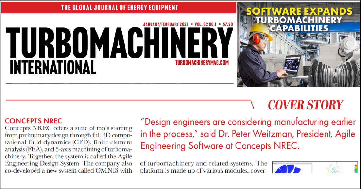 ConceptsNREC's tweet image. &quot;The benefits of a digitalized, software-driven world for turbomachinery include the capacity to handle large amounts of data.&quot;  Read the full article at bit.ly/3awQBvj  #turbomachinery  #AgileEngineeringDesignSystem #CAE #CAM #optimization