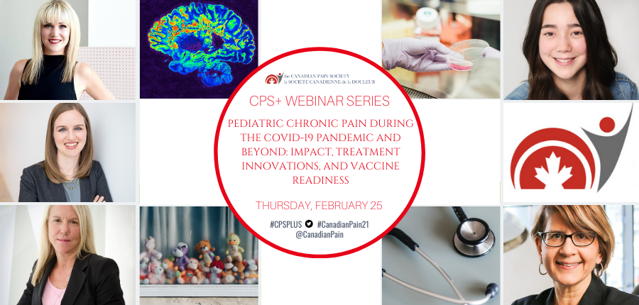 CanadianPain's tweet photo. Don't miss out on our next #CPSplus webinar on pediatric chronic pain during the COVID-19 pandemic and beyond with Renee Yang, @katebirnie, @DrJenStinson, @DrATaddio & @MelanieNoel on February 25th, 3 pm EDT!
Register here ➡️ https://t.co/gMt1Wdi7k8 https://t.co/hkSAeGbiP4