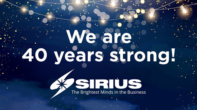 I’m proud to work with the Brightest Minds in the Business! Happy Anniversary 
@SiriusNews! Let’s celebrate. #wearesirius #40yearsstrong
