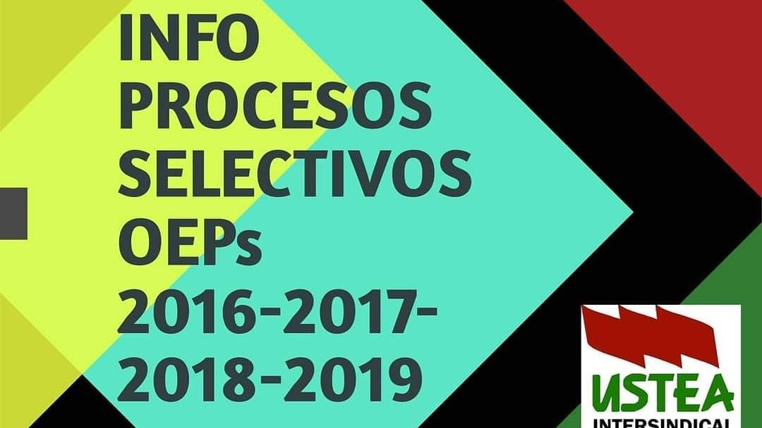 ustea_asp's tweet photo. ℹ️🟢🔻
INFO Procesos selectivos OEPs 2016-2017-2018-2019
〰️〰️〰️
✅ Actualización a fecha 18/02/2021
🔺🟢ℹ️📒
https://t.co/cLZJxFghae
#usteaasp #usteainforma https://t.co/y6utkZTfqF