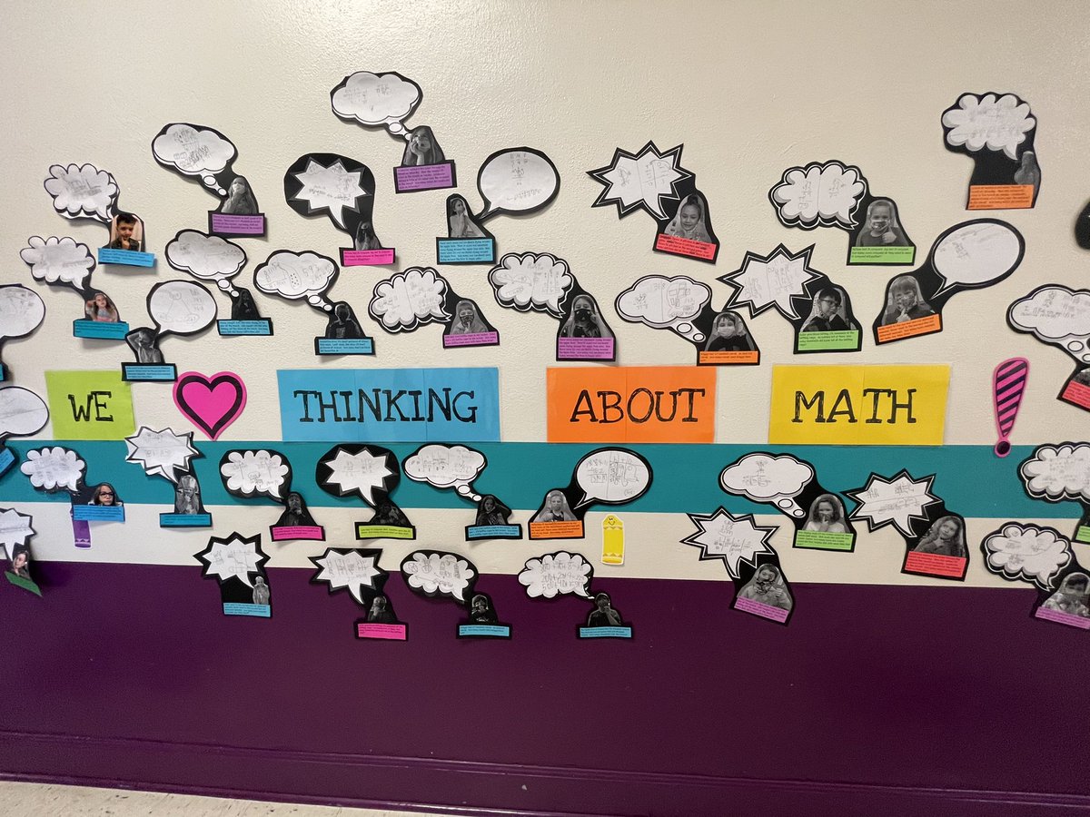 Loving this “We 💗 Thinking About Math” 2️⃣nd grade display!  Such a cute idea that aligns with our Rockwell CGI Story Problems.  Especially love one of those math cuties 😉

Way to go <a href="/jordan2teach/">Mrs. Jordan</a>  <a href="/amanda_trexler/">Amanda</a> <a href="/KepleyJessica/">Jessica Kepley</a> <a href="/bheard_RES/">Brandi</a> 

#RESthinks #CGI