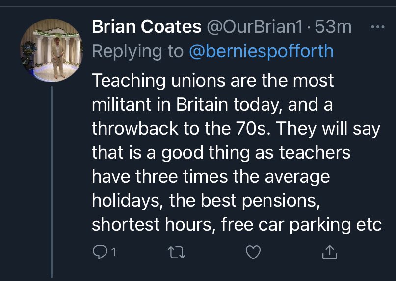 Bloody teachers with their free parking!