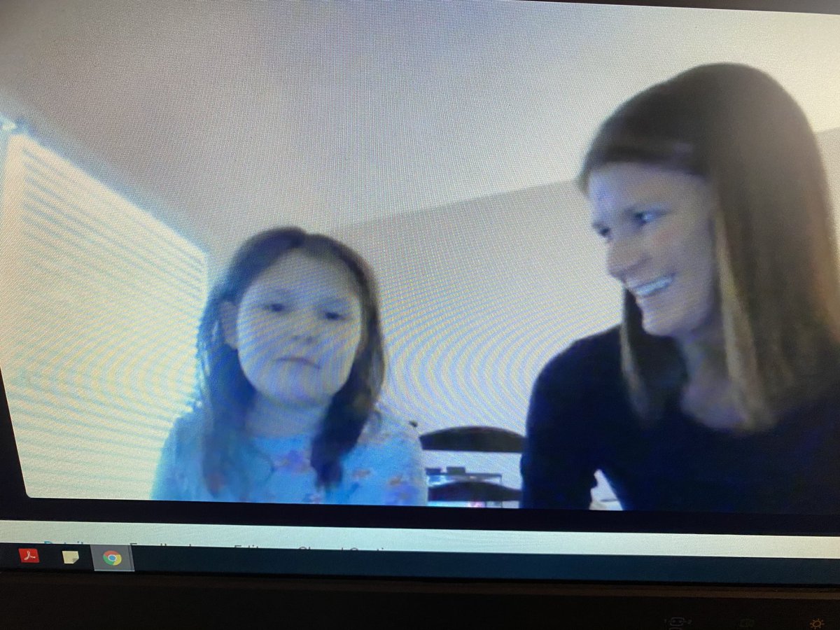 What could be cuter than this mother/daughter duo showing me the difference between formal/informal language on #flipgrid! ⁦<a href="/SharonElemS/">Sharon Elementary</a>⁩ #sharonstrong
