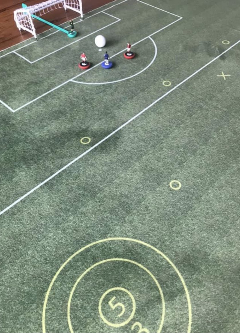 Ok here we go for this weekends #giveaway! #follow and #retweet for a chance to win a #subbuteo training pitch . #win #prize drawn Sunday night!