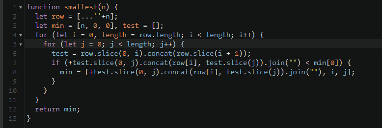 _akamis's tweet photo. Desafio "Find the smallest"

https://t.co/ByKCBtWdhI

#100DaysOfCode #Day83 https://t.co/520PD6tiUt