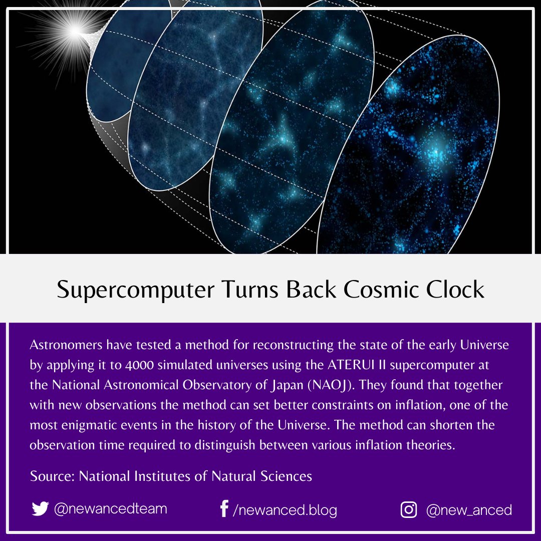 sciencenstuf's tweet image. Supercomputer Turns Back Cosmic Clock

Source: National Institutes of Natural Sciences

📷 The Institute of Statistical Mathematics

#science #supercomputer #cosmicclock #astronomy #universe #inflationtheory #galaxy #nationalinstituteofnaturalsciences

nao.ac.jp/en/news/scienc…