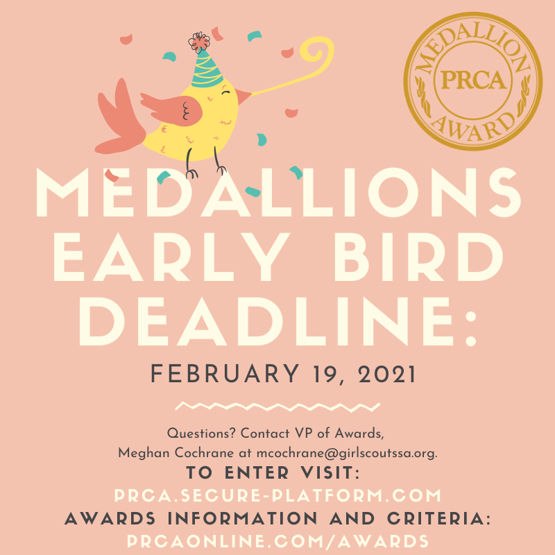 PRCAMobile's tweet photo. Don't miss out on a discount!
With three tiers, multiple categories, and an online submission process, there has never been an easier way to show off your work. 
Catch our Early Bird discount of $10 by submitting before Feb 19! 
https://t.co/saw4OEpRaU https://t.co/XzTs2nwrYI