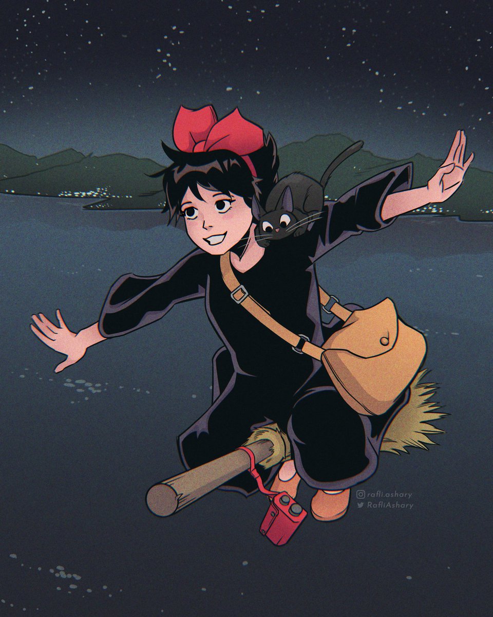 RafliAshary's tweet photo. Kiki's Delivery Service
#kikisdeliveryservice #kiki #jiji #studioghibli #fanart #lineart #digitalillustration #digitalart #illustration #artwork #digitalartwork #comicart #digital2d #illustratorindonesia #art #digitalart https://t.co/ATIVfCAwgK