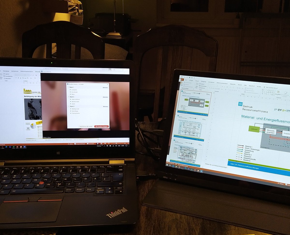 FABRIKtester's tweet image. #Ressourceneffizienzmanager
Praxisteil mit den #NAQM Studenten der @bpshwrberlin.
Macht zwar weniger Spaß per Video, geht aber auch.... 😉

#ressourceneffizienz #Nachhaltigkeit #produktion #kmu #resourcefficiency #sme @VDI_ZRE