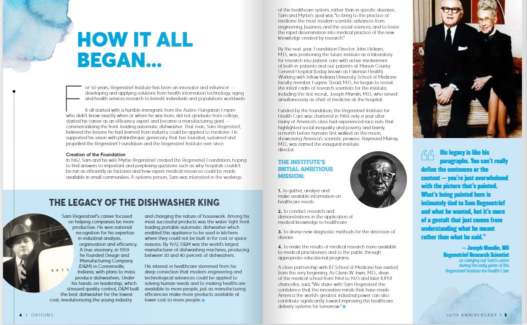 Just imagine someone could write a book about your 50 years of doing globally significant, positive things. Would kind of make you heroic, wouldn't it. Or at least really, really good humans. Meet Sam and Myrtie <a href="/Regenstrief/">Regenstrief Institute, Inc.</a> regenstrief.org/about-us/insti…