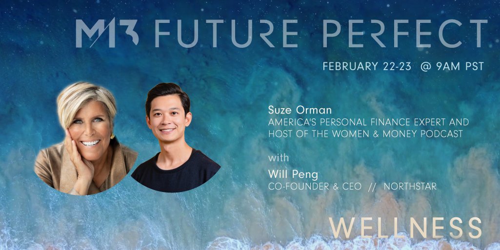 Our CEO <a href="/wp/">Will Peng</a> will be chatting with <a href="/SuzeOrmanShow/">suzeormanshow</a> at <a href="/M13Company/">M13</a>'s Future Perfect event on Monday!

Join them to learn about the new role companies play in their employees' personal finances. buff.ly/3aBC3e8