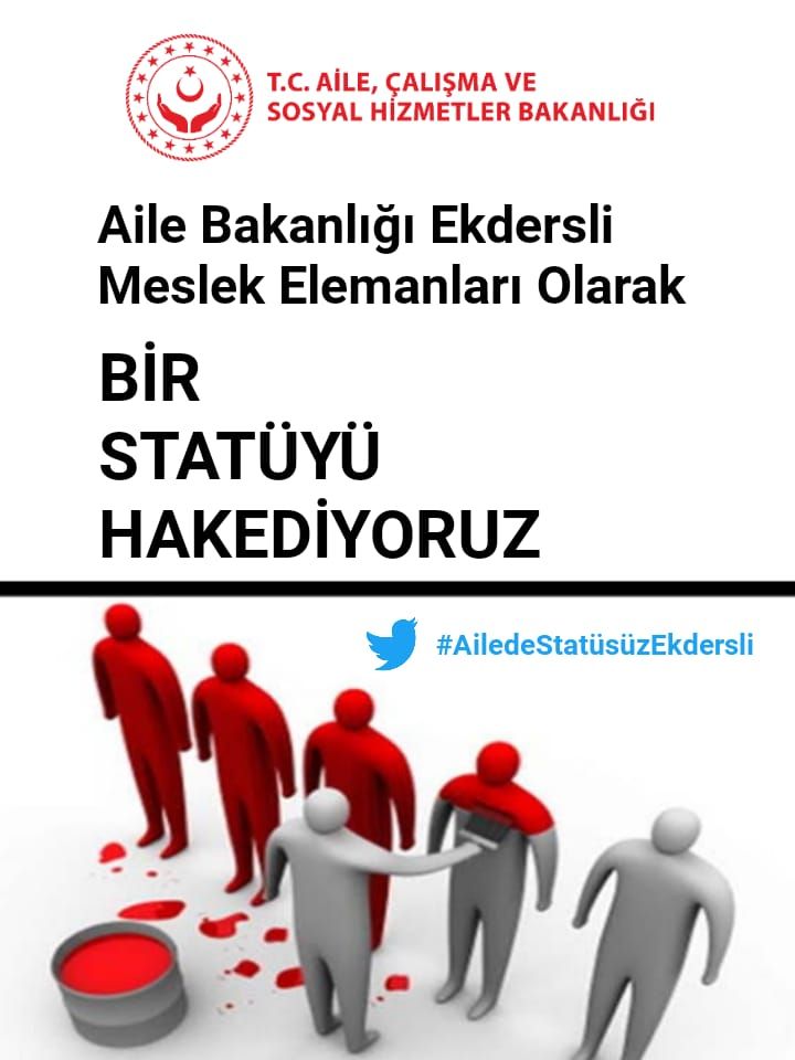 Yıllardır çalışmasına rağmen Çalışma şekli değildir denilen ek dersli meslek elemanları toplumun dezavantajlı kesimlerin dertlerini dinleyip sosyal hizmet modellerinin uyguluyorlar bizler ders anlatıyoruz lakin ders anlatmış gibi maaş alıyoruz 4b statüsü
#AiledeStatüsüzEkdersli