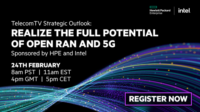 Don’t miss out on this FREE event, #TelecomTV Strategic Outlook! Learn how to unlock the full potential of #5G, accelerate innovation with #OpenRAN, and ignite new revenue at the #telco edge. Register now. #HPE #Intel dy.si/5D4rM