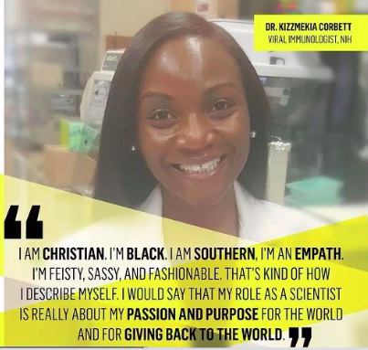 teachmedialit's tweet photo. Excited my amazing colleague @Nekya_HB brought Dr. Kizzmekia Corbett, Scientist and Co-Developer of  Moderna Coronavirus Vaccine, to talk with our students today. I'm amazed at her gracious answer for skeptics reminding us to listen to each other/be empathic. #BHM #MakingHistory https://t.co/VLIwnmxPWh