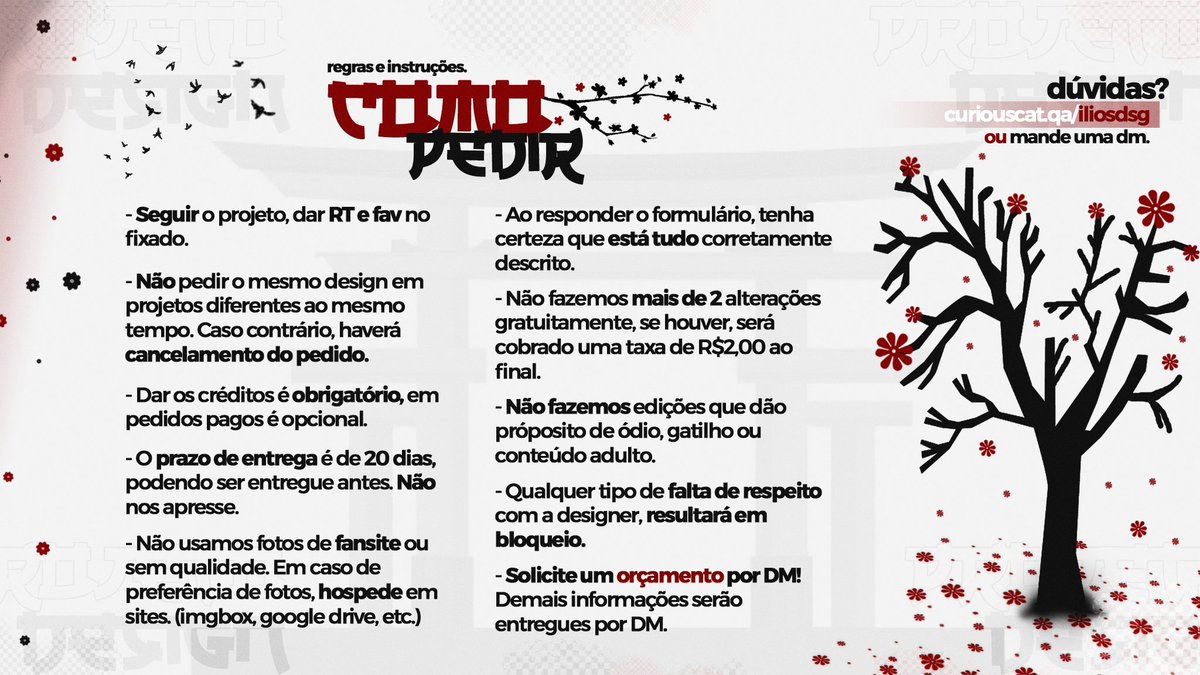 iliosdsg's tweet photo. ᅟᅟ⋆ Bem-vindos ao Ílios Design! 🌺
ᅟ Um universo de detalhes, pra você. 
ᅟᅟ 
💻 | Portfólio: https://t.co/4iKK5KQ3DO
📭 | Curiouscat: https://t.co/ccicZBMWT8

✨ Siga a thread para mais informações! ➝ https://t.co/xcw33mtib8
