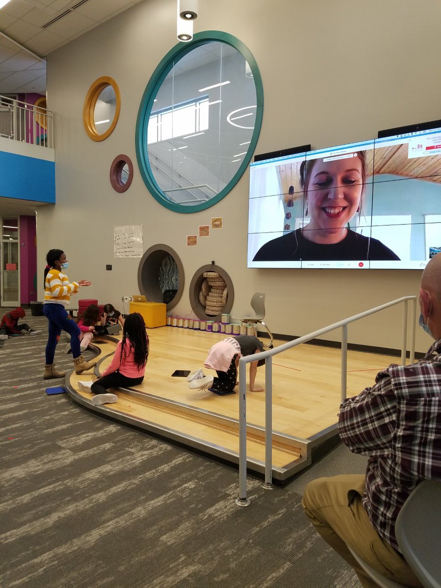 Music educator Bailey Geist Schlottman at <a href="/CenterviewElem1/">Centerview Elementary</a> has students focusing on improvisation and racial equality with spirituals/blues/jazz/funk music for #blackhistory month - prepping kids for a spring composition project + fun learning swing dance moves! #SLPPantherProud