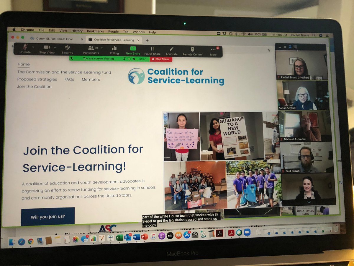 statecommission's tweet photo. Thanks to Susan Stroud for sharing today about the new Coalition for Service Learning w/our VGF community &amp; TN &amp; IA for sharing how they support #ServiceLearning in their states. We encourage others to join us on the new Coalition for SL at https://t.co/UaX7fY7wVT! https://t.co/0953OrQD1b