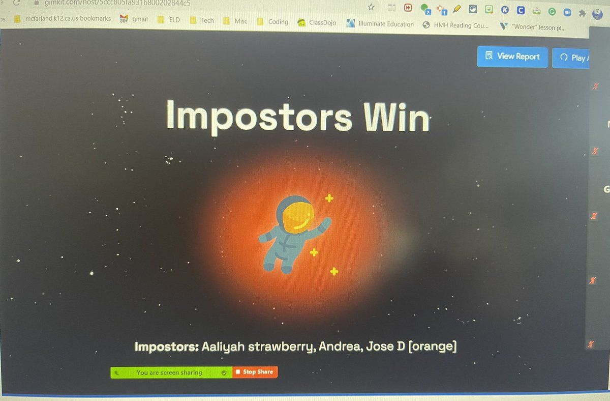 It’s Friday! My <a href="/BRS_Academy/">Browning Road STEAM Academy</a> deserved a virtual “Fun Friday!” We played <a href="/gimkit/">Gimkit</a> on zoom.  We loved it! #distancelearning #havefun