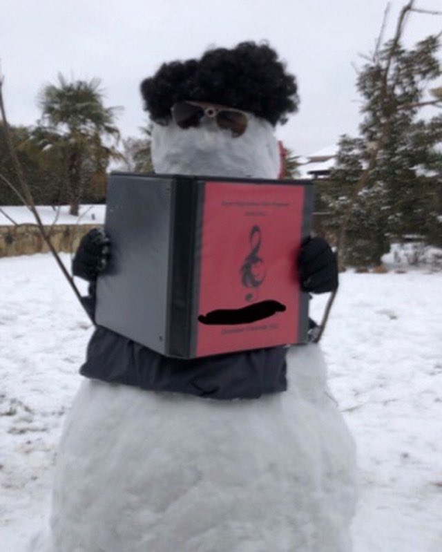 The votes have been counted and I am proud to announce that this lovely snowman is your Guyer Choir Snowman Contest WINNER! Thank you for voting and entering the contest!