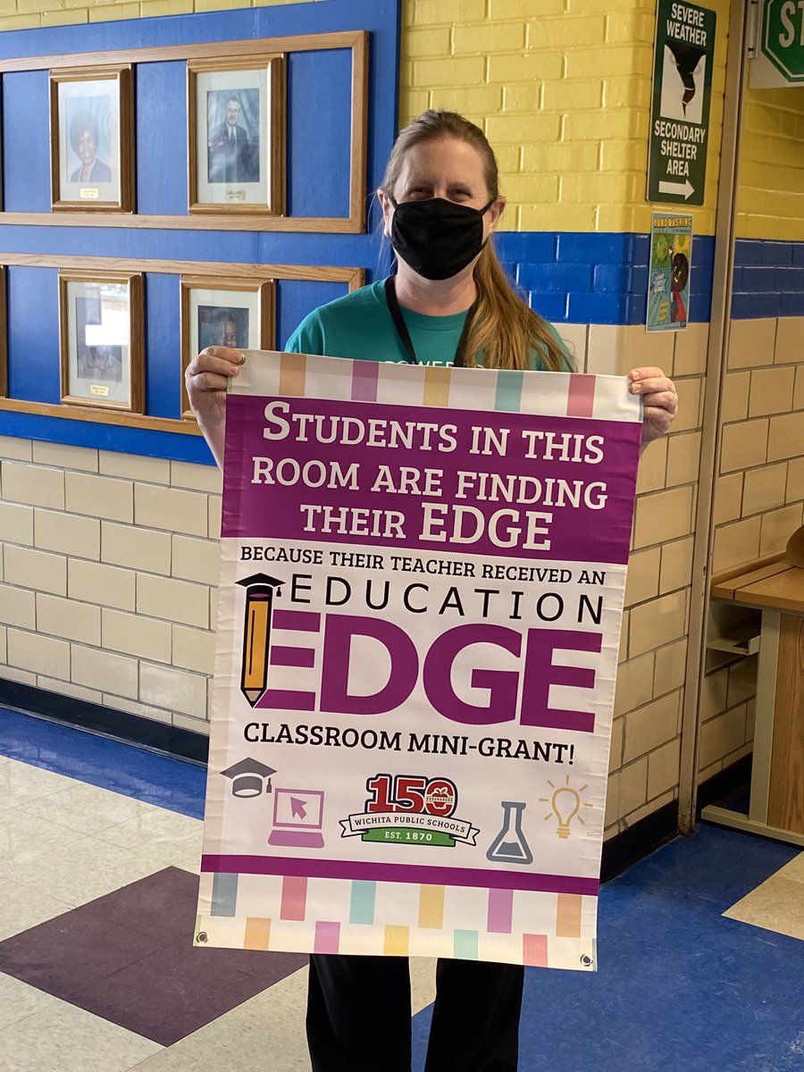 L’Ouverture Elementary nurse Emily Runyan received a $1,500 Education EDGE grant to create indoor sensory paths for students. <a href="/LOuvertureElm/">L'Ouverture Elem.</a>