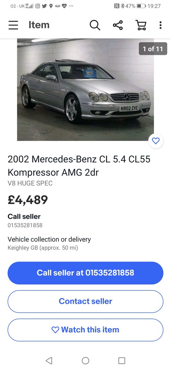 JustDriveTours's tweet photo. A cheap Cl55..... What could possibly go wrong?

I'm aware of the dealers history 🤣 https://t.co/NogTwpdHx2