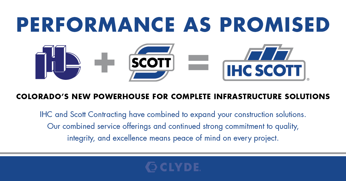 Providing our customers with high-quality service and expert infrastructure solutions as we expand our services and capabilities as IHC Scott. https://t.co/dELzbfs93r