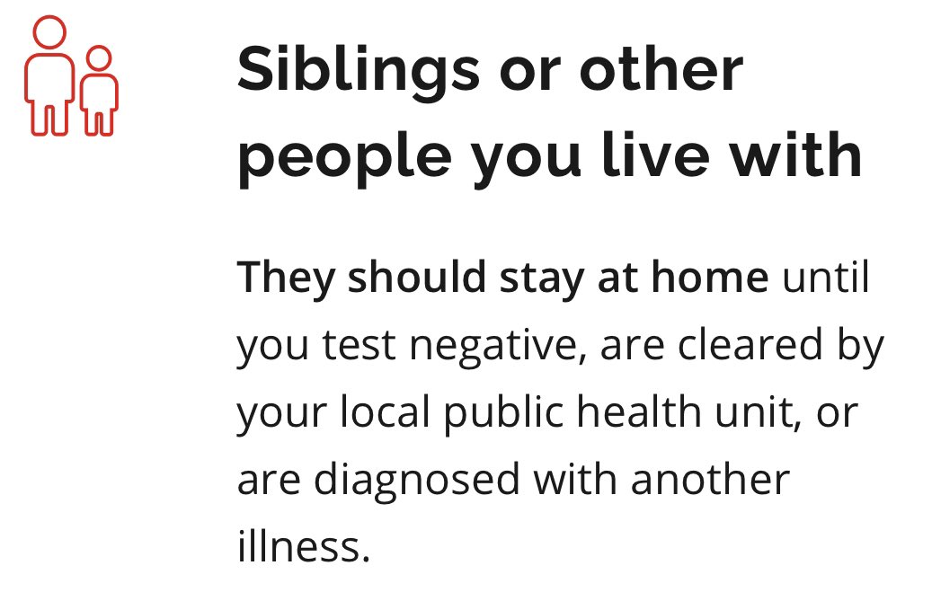 tristan_sudbury's tweet photo. ⭐️⭐️ BREAKING NEWS ⭐️⭐️ Ontario makes MANY changes to student screening tool.

😷Any ONE symptom (including runny nose) = DO NOT ATTEND

  ➡️ You MUST test negative OR Stay home for 10 days

  ➡️ Siblings &amp; other people in household SHOULD stay home until test comes back negative https://t.co/Vv62nyTJuw