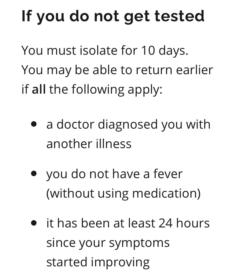 ⭐️⭐️ BREAKING NEWS ⭐️⭐️ Ontario makes MANY changes to student screening tool.

😷Any ONE symptom (including runny nose) = DO NOT ATTEND

  ➡️ You MUST test negative OR Stay home for 10 days

  ➡️ Siblings &amp; other people in household SHOULD stay home until test comes back negative