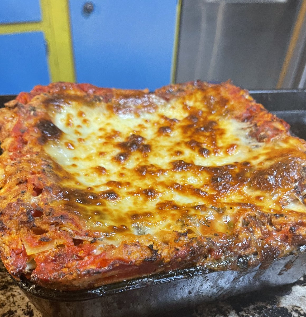 JodeanTownsend's tweet photo. Roasted pork loin lasagna made with fresh pasta for Joey's lunch tomorrow #lasagna #foodporn https://t.co/rVZhfh3v5V