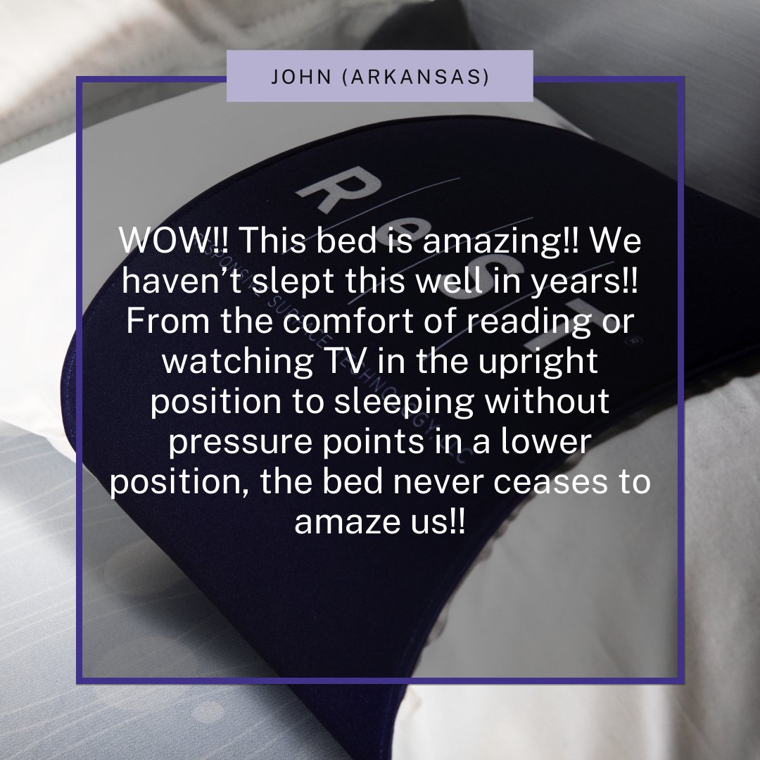 restperformance's tweet image. &quot;We haven&apos;t slept this well in years!!&quot;