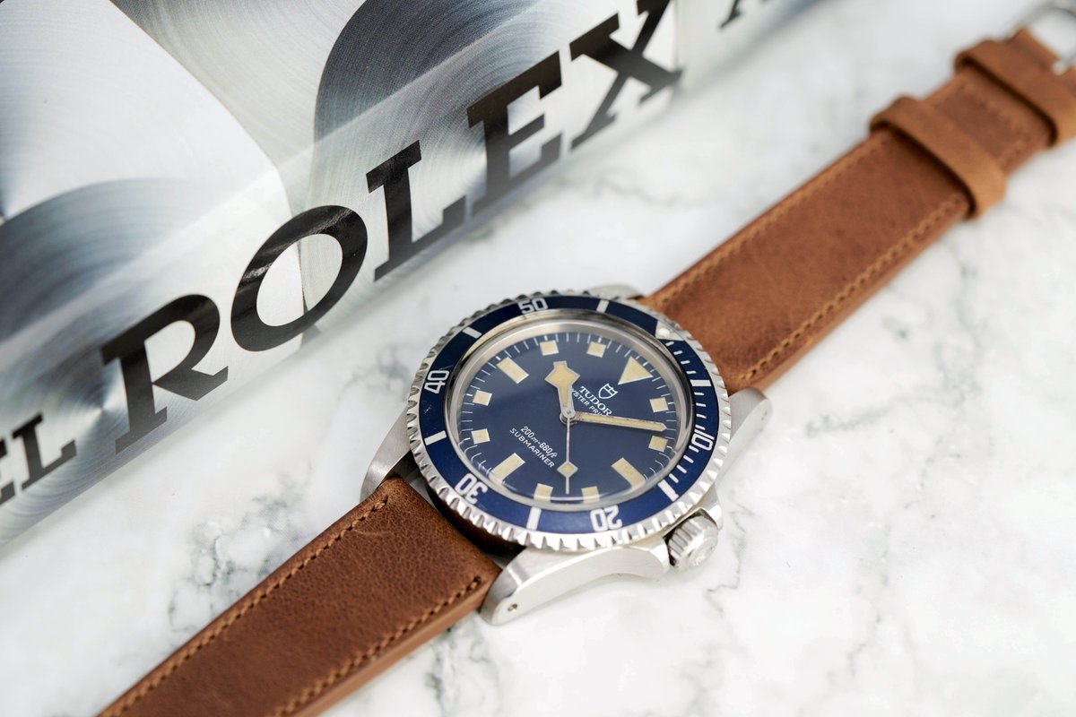 hairspringwatch's tweet photo. A perfect snowflake Marine Nationale on offer. Arguably a more attractive milsub, unarguably a legend. https://t.co/VaeJDK4X8X #rolex #tudor #militarywatch #milsub #vintagewatch #blackbay #divewatch https://t.co/PnNebAhnPR
