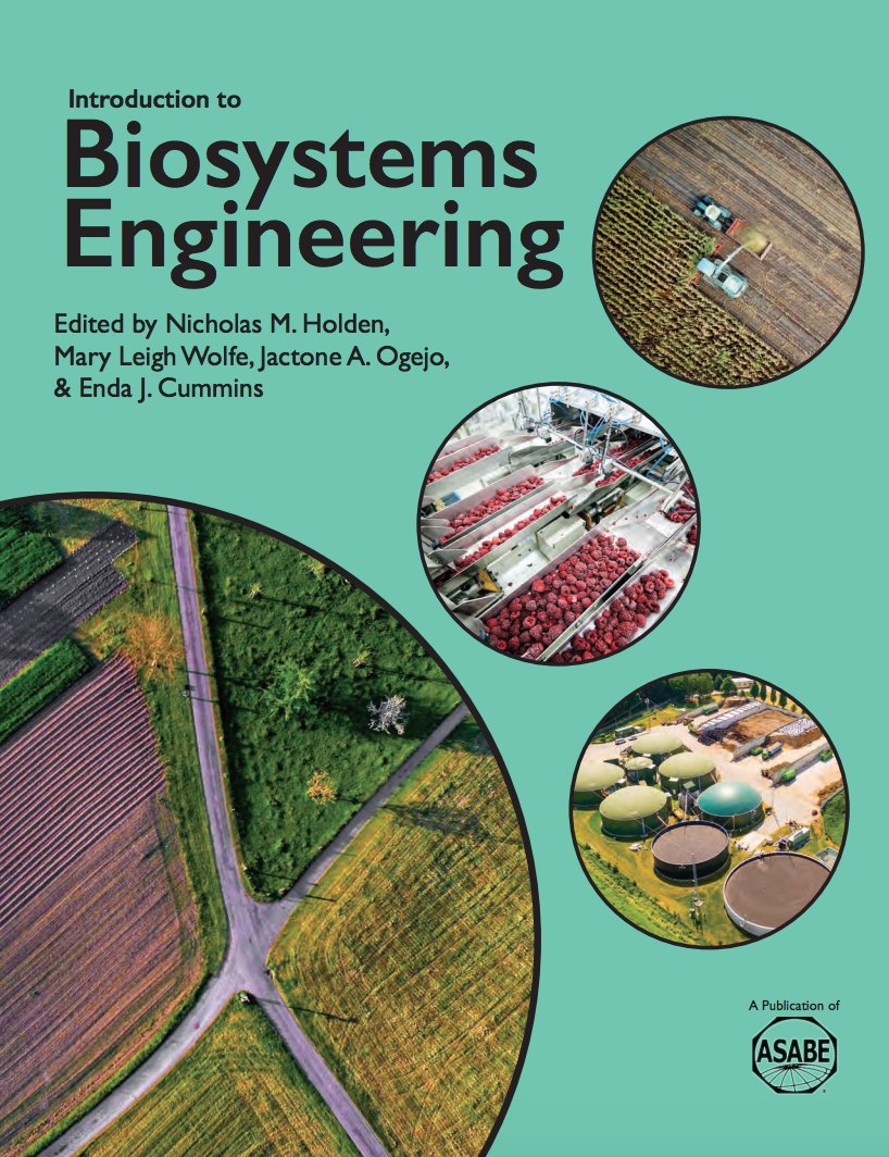 VTPublishing's tweet image. Introduction to Biosystems Engineering is now available! Read the full text here: hdl.handle.net/10919/93254