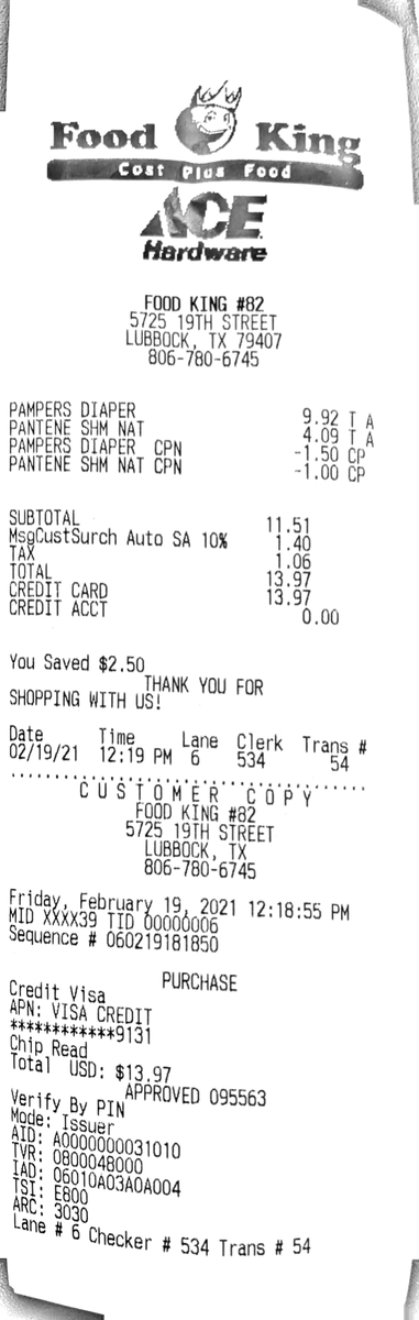 TheCouponBureau's tweet photo. Neither COVID nor the Snowpocalypse can stop us! The first Universal Digital Coupon in Texas was scanned today at Lowes Super Market on lane 6 at 12:19pm...

A HUGE shoutout to our industry partners: IT Retail, Atlantic Coupon, @ProcterGamble @RevTrax  @popwallet  @hashgraph https://t.co/BzRGISTLFo