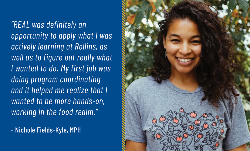 Alumna Nichole Fields-Kyle’s (’20) Rollins Earn and Learn (REAL) program experience comes full circle at Atlanta’s Concrete Jungle <a href="/cjungle/">Concrete Jungle</a>. Read what she calls her “Cinderella story” ow.ly/4dOA50DDYAl 

#publichealth #rsphalumni #whatyoucandoatrollins
