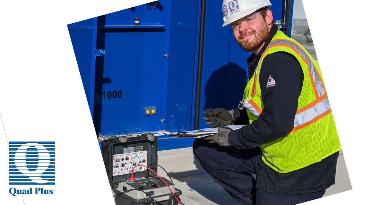 QuadPlus's tweet image. Efficient and effective operations require an optimized power systems to be successful. The NETA-certified technicians at Quad Plus are the ideal team to test and maintain your facility&apos;s electrical system.

#NETA #NETAcertified #electricalsystems #quadplus
