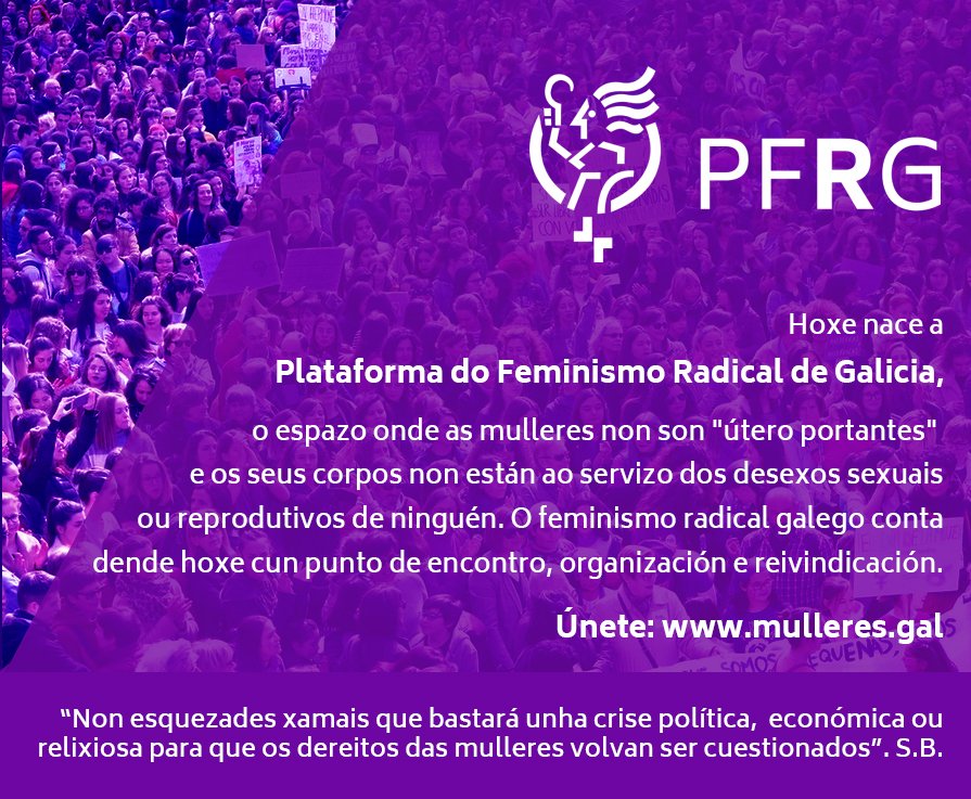 PlataformaDoFeminismoRadicalDeGalicia tweet media