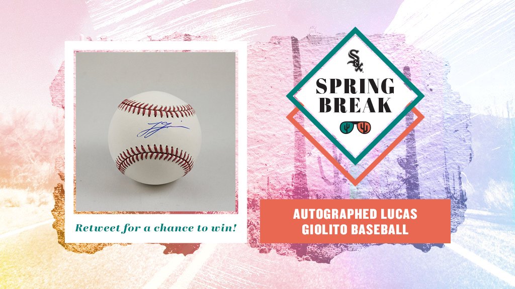 whitesox's tweet image. We're kicking off Sox Spring Break by reliving the magic of Lucas Giolito's No-Hitter on YouTube! RETWEET for a chance to win an autographed @LGio27 baseball.

No purch. nec. Enter by 11:59 p.m. CT on 2/21/21. atmlb.com/3aBcVE1