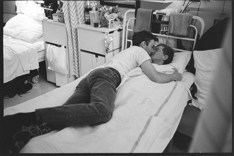 Ritchie and Ash lying in a hospital bed together is a beautiful moment of love.

It’s reminiscent of Gideon Mendel’s photo series where he visited an AIDS ward to show the loving relationships between the men who were dying and their partners.

To humanise HIV.

#ItsASin