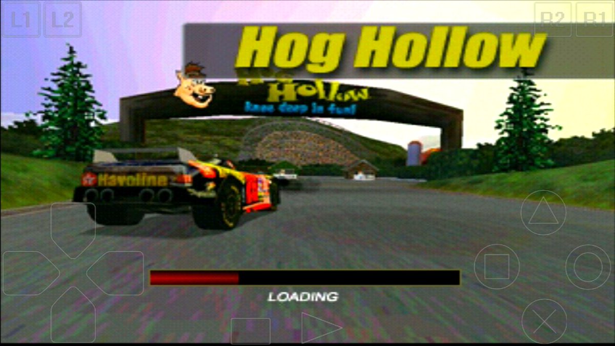 Maroid3's tweet photo. #segredogigatonico curiosidadezinha que eu nunca tinha notado que nessa fase do porquinho do jogo nascar Rumble o formato da pista tmb é de porquinho https://t.co/0iHdcdewlx