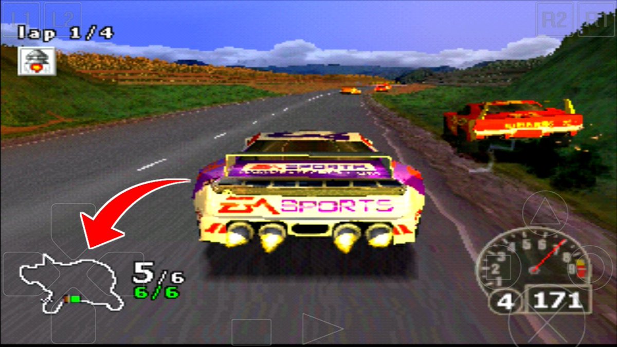 Maroid3's tweet photo. #segredogigatonico curiosidadezinha que eu nunca tinha notado que nessa fase do porquinho do jogo nascar Rumble o formato da pista tmb é de porquinho https://t.co/0iHdcdewlx