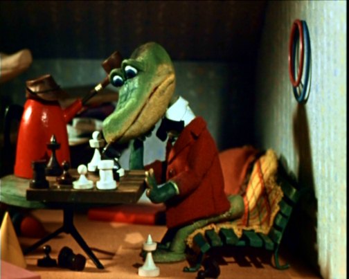 Крокодил гена игра. Крокодил Гена 1969 VHS. Крокодил Гена шахматы.