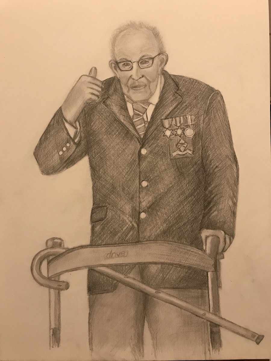 RobertMcClean13's tweet photo. #100moore
@malvernprimary
For Lindaβs 100 minutes, she enjoyed drawing Captain Tom https://t.co/FMsgr2Jlyh