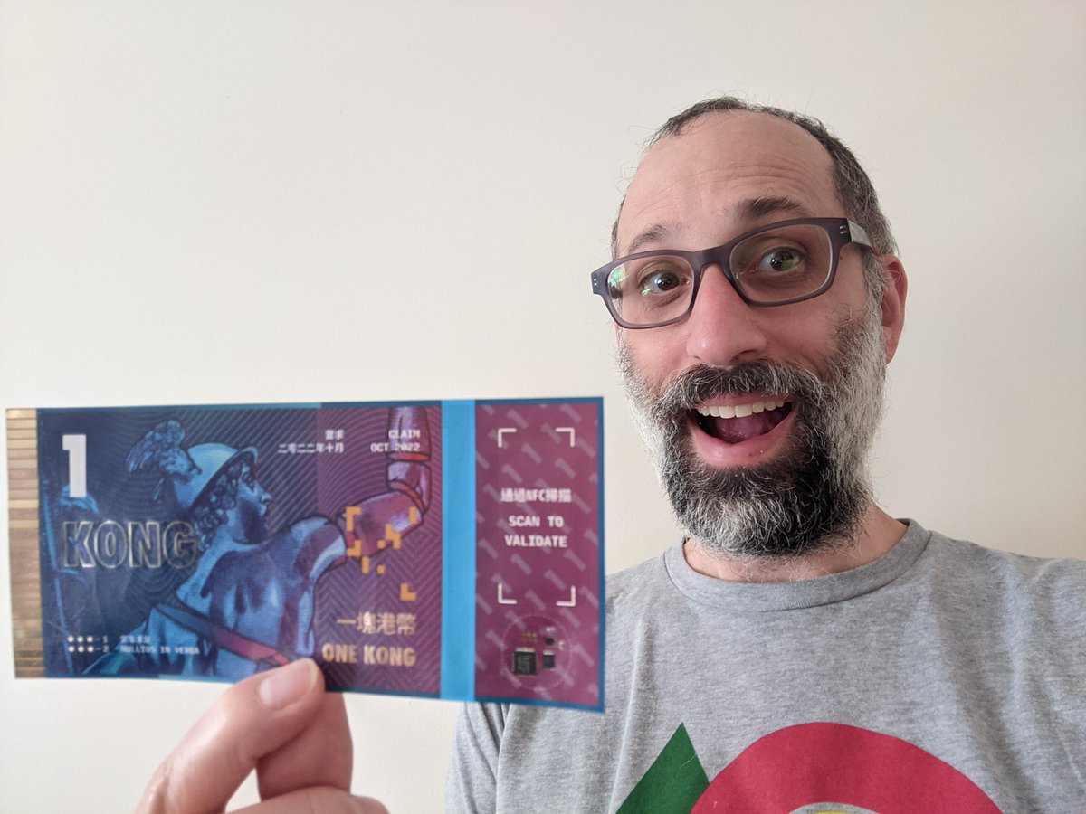 JasonTeutsch's tweet photo. My first Kong dollar!! https://t.co/KsgxwxmO6I https://t.co/HEKfdQOWCW