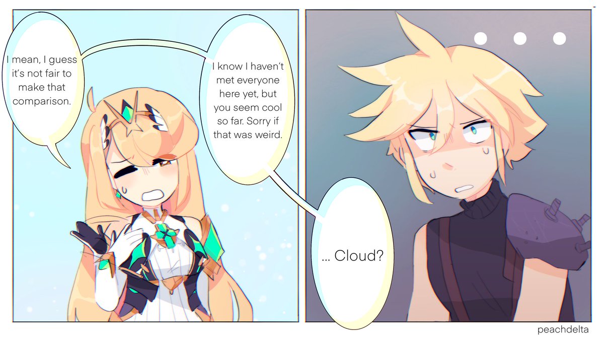 did you know cloud and jin have the same jpn voice actor

#ssbu #xenoblade #ff7 
