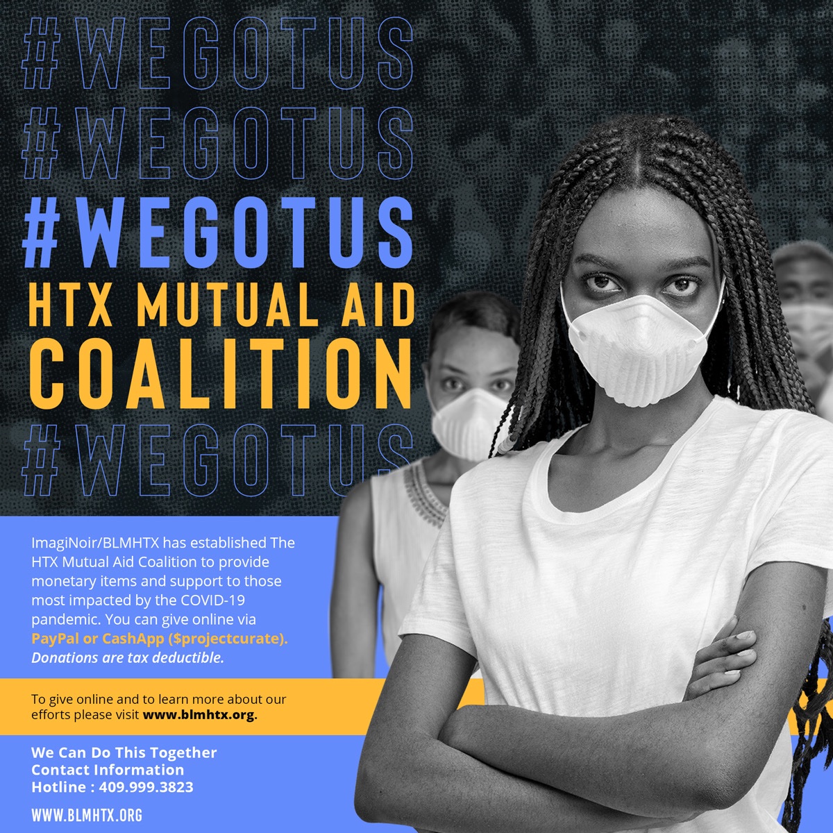ThaNubianPrince's tweet photo. The folks at #BLMHTX are doing some important mutual aid work right now. If you’ve been wondering how to help folks in TX, here’s a direct and easy way to contribute to ongoing efforts. Visit https://t.co/lDnX19VI1E to donate online. ❤️🖤💚 https://t.co/ubbeooSaAQ