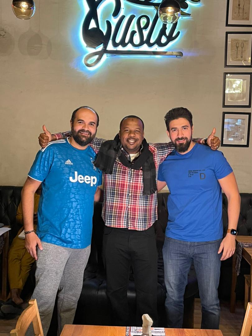 dawisu's tweet photo. With my two Lebanese brothers, Hassan of @downtownnigeria and Ateef of @GustoResto. Na to find wife for me from Lebanon remain. 🤣 🙈 https://t.co/Qmj7M2Q5y3